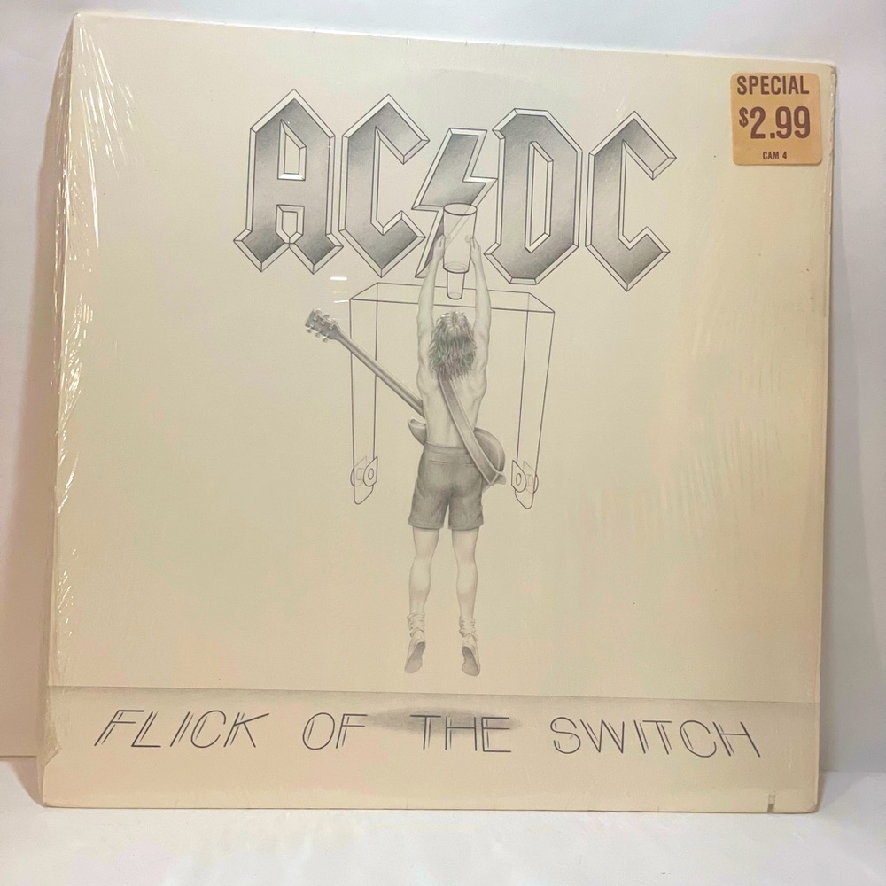 AC/DC: flick of the switch ATLANTIC 12" LP 33 RPM 1983